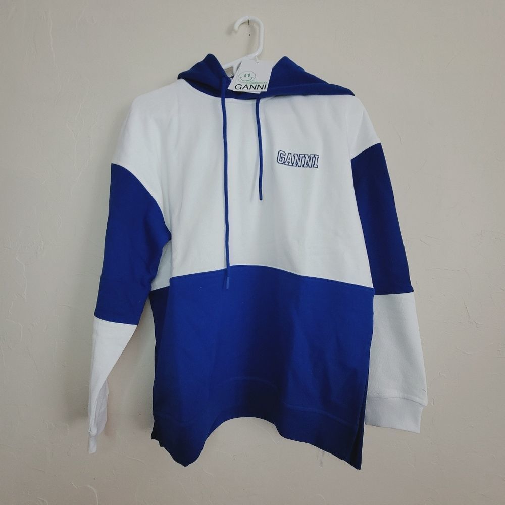 GANNI Software Isoli color block hoodie